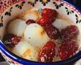 Hình bước làm 3 của món Nhãn nấu táo đỏ trần bì