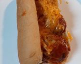 A picture of step 2 of Leftover Porcupine Ball Sandwiches.