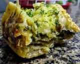 Foto del paso 6 de la receta: PAN De Mozzarella y Pesto de Perejil🌿 Dulce y Maní🥜...!