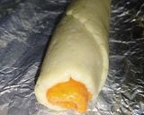A picture of step 5 of Mithai roll with two main Ingredients.