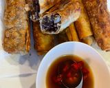 A picture of step 4 of Vegetarian Egg Rolls.