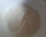 A picture of step 1 of Curd with fruits and honey.