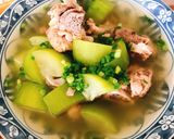Hình bước làm 2 của món Thịt kho tiêu “ canh xương heo nấu bí đao “