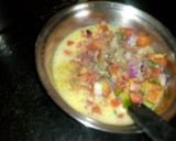 A picture of step 2 of Japeness egg rolls.