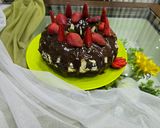 عکس مرحله 3 از دستور کیک شکلات و بادام 🎂 (Chocolate & Almond Cake) با گاناش نوتلا