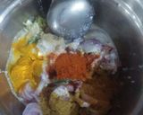 A picture of step 1 of Chicken dum biryani.