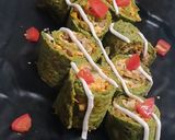 A picture of step 6 of Spinach Cheesy Roulade.