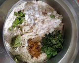 A picture of step 3 of Litti chokha In appe Pan.
