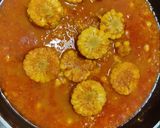 A picture of step 6 of Corn curry.