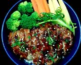 รูปขั้นตอนการทำที่ 4 ของ ข้าวหน้าไก่เทอริยากิ Donburi Teriyaki Chicken