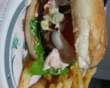 A picture of step 4 of Beef burger.