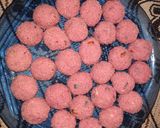 A picture of step 5 of Suji dry fruits ladoo.