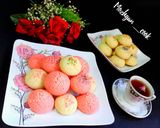 عکس مرحله 5 از دستور شیرینی کعک با رنگ خوراکی 😋😍