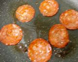 A picture of step 5 of My Steamed Chicken & Chorizo Burger Bun.