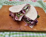 Foto del passaggio 3 della ricetta Piadina ripiena di pancetta tesa