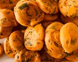 A picture of step 8 of Saatpur khaja puri.