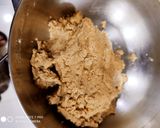 A picture of step 2 of Wheat Flour Coconut Jaggery Cookies.