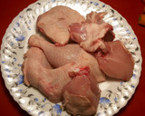 Foto del paso 3 de la receta: Pollo estofado con tubérculos en salsa de especias libanesas