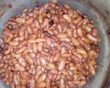 A picture of step 2 of Beans stew with rice,cabbage.