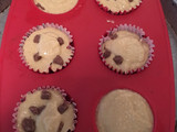 Muffins de batata y chocolate (postre fit)