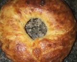 A picture of step 3 of Semolina rich glaze bread 😋.
