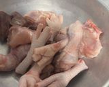 Gambar langkah 1 resipi Kari Ayam Tumis Darat.