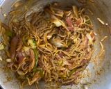 A picture of step 5 of Chinese samosa/ noodles samosa.
