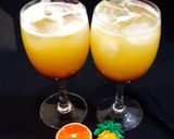 A picture of step 3 of After glow cocktail.