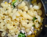 A picture of step 4 of Corn Pasta.