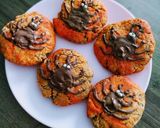 Une image de l'étape 4 de Cookies au beurre de cacahuetes halloween.