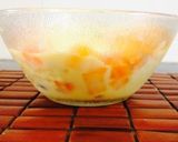 A picture of step 4 of Mango Custard.