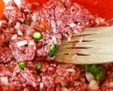 A picture of step 2 of My Homemade Chilli & Garlic Burger 1/4 pounders. 🙄.