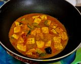 A picture of step 7 of Niramish Paneer.