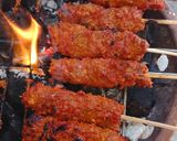 Foto langkah ke 4 dari resep Sate daging bumbu rujak.