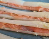 Foto del paso 2 de la receta: Espárragos blancos con salmón ahumado