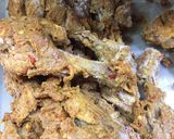 A picture of step 1 of Alu chicken leg pc biryani.