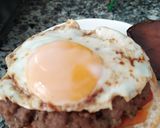 Hình bước làm 5 của món Hamburger bò trứng