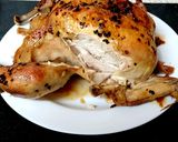 A picture of step 7 of My All together Roast. Red Peppered Chicken + Veg. #Mainmeal.