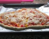 Foto del paso 8 de la receta Pizza casera San Valentín (pollo, pimientos y cebolla)