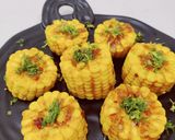 बटर शेजवान मक्का कॉइन रेसिपी चरण 3 फोटो