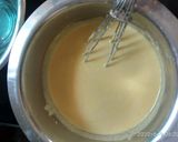 A picture of step 1 of Besan dhokla.