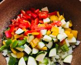 A picture of step 2 of Ratatouille (French Vegetable Stew).