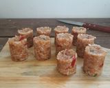 Foto langkah ke 4 dari resep Nasi Gulung Barbeque Minimalis Ala Ewo - Dish Anak Kosan.