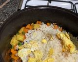 A picture of step 6 of Pineapple fried rice.