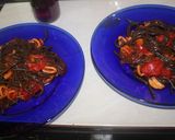Foto del paso 6 de la receta Espaguetis negros con calamares troceados