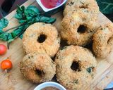 A picture of step 9 of Crispy potato donut.
