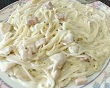 Foto del paso 10 de la receta: Fideos a la crema con pollo y panceta