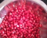 A picture of step 1 of Pomegranate raitu.