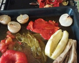 Foto del paso 2 de la receta: Ensalada de pimientos, tomate, berenjena, cebolla, calabacín