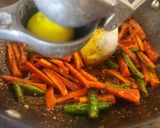 A picture of step 5 of Red Carrot Green Chilli Pickle - 10 minutes Instant Pickle.